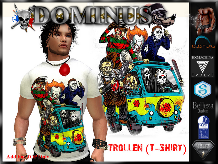 Second Life Marketplace DOMINUSTrollen Halloween (TShirt) (ADD)